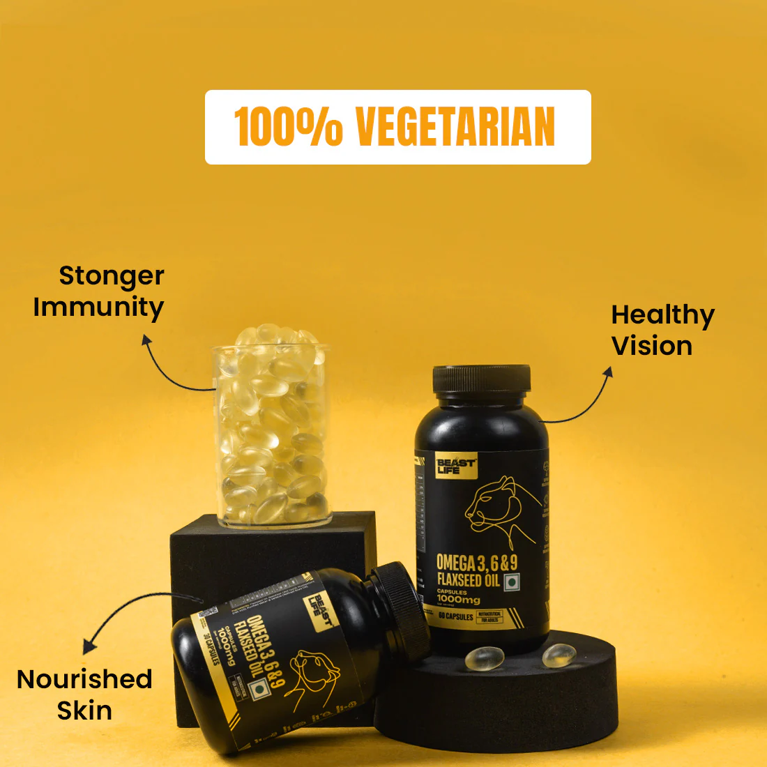 3X Strength Veg omega 3 6 9 | 30N - Image 6