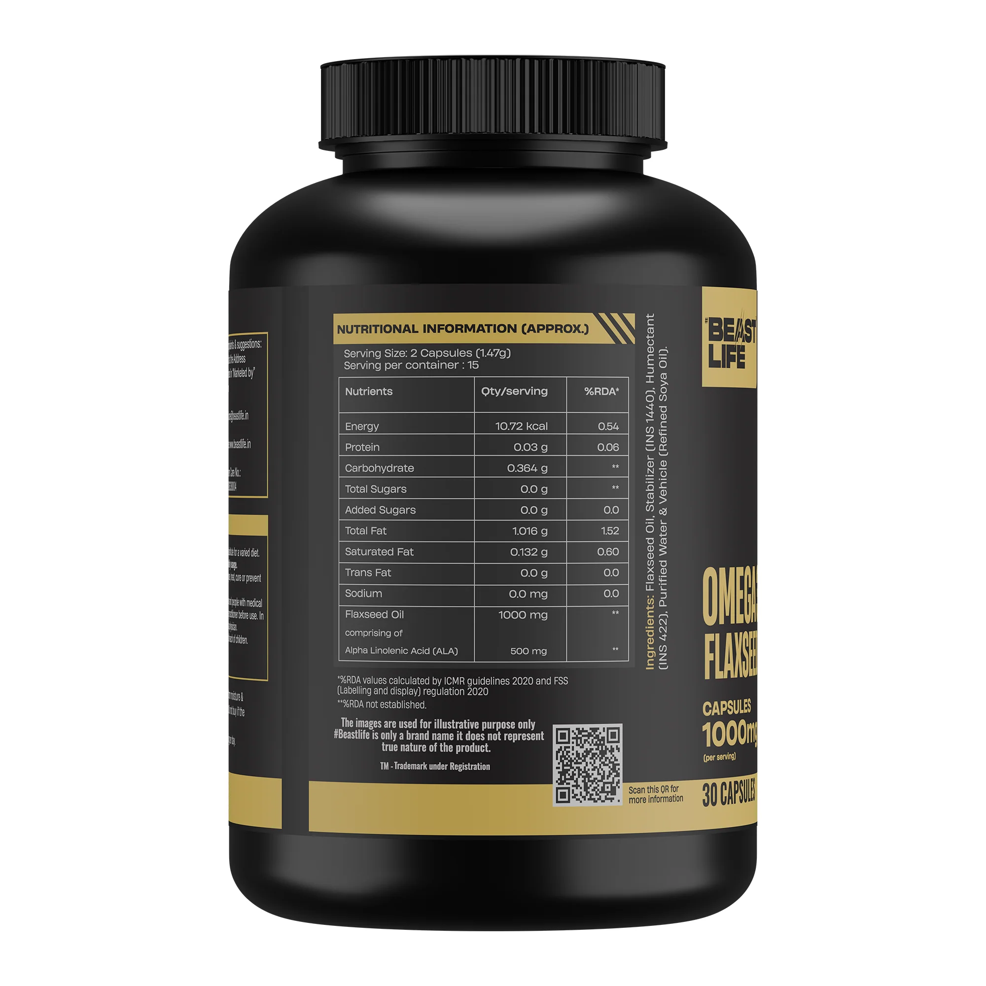 3X Strength Veg omega 3 6 9 | 30N - Image 9