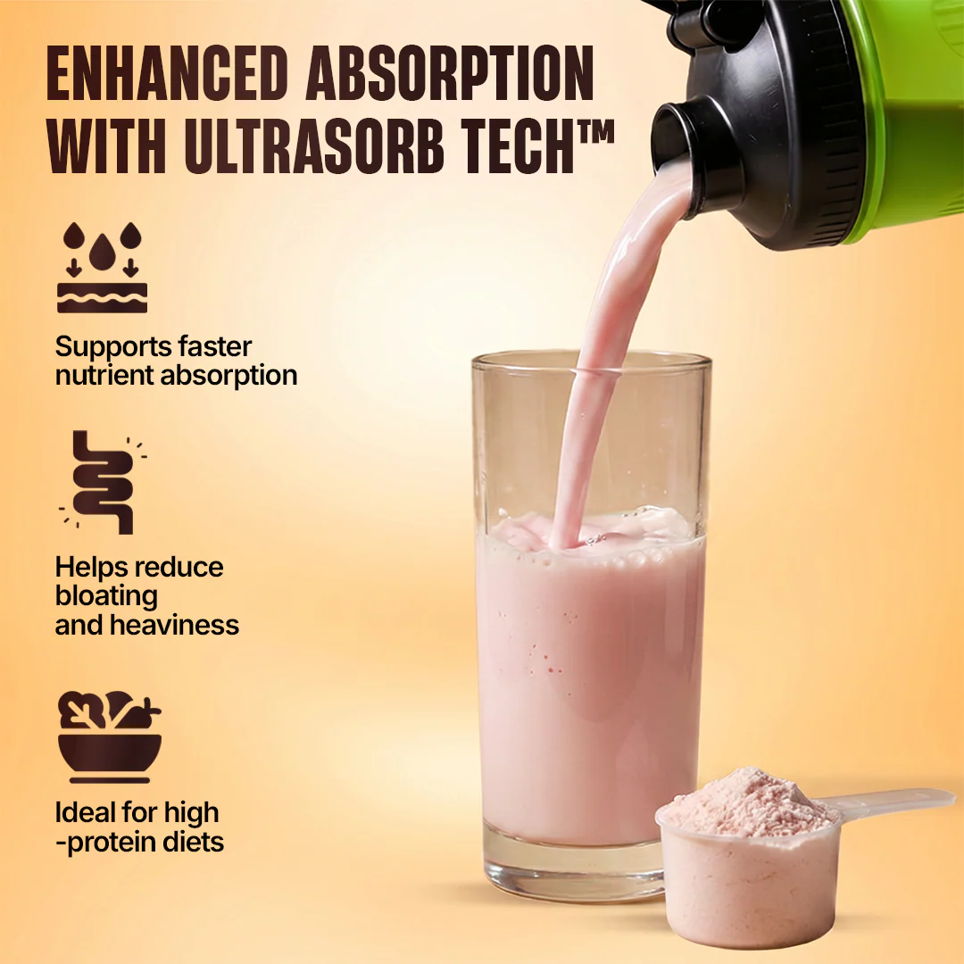 Anabolic Mass Gainer with Ultrasorb Tech | No Maltodextrin | Strawberry Banana | 2.5 kg - Image 4
