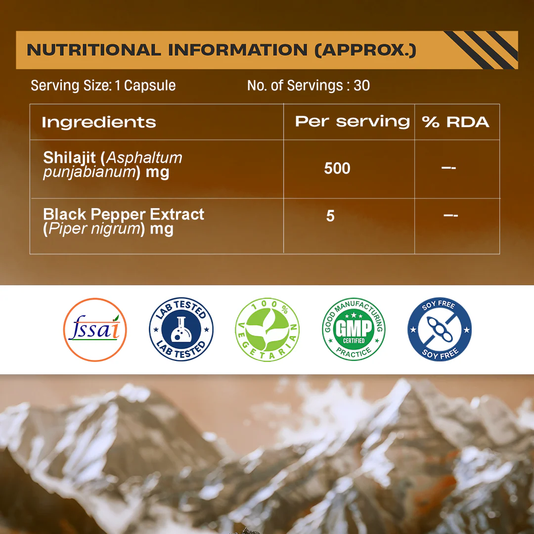 Himalayan Shilajit+ Capsules | 90 Day Pack - Image 10